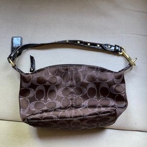 Coach small brown purse